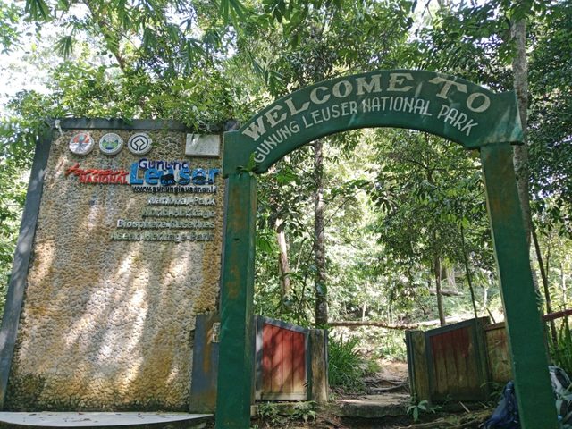 Entrance to Gunung Leuser National Park